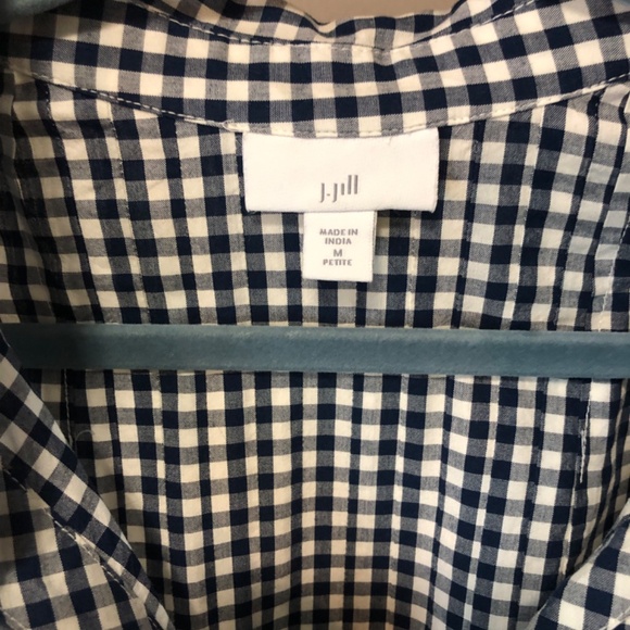 J Jill popover checkered dress - NWOTs - Cottage Core - Picture 7 of 7